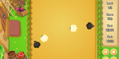 Sheep and Wolves - Amazing HTML5 Puzzle Games