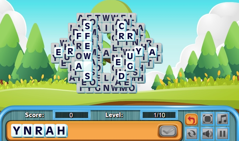 Word Mahjong - Amazing HTML5 Word Games - DSS Games online